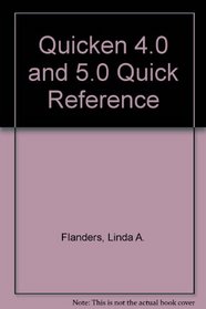 Quicken 5 Quick Reference (Que Quick Reference)