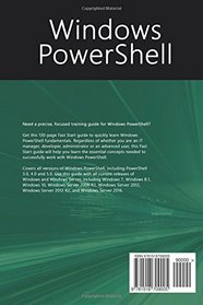 Windows PowerShell Fast Start 2nd Edition: Your Quick Start Guide for Windows PowerShell.