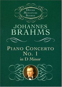 Piano Concerto No. 1 in D Minor (Dover Miniature Scores)