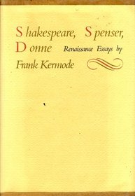 Shakespeare, Spenser, Donne