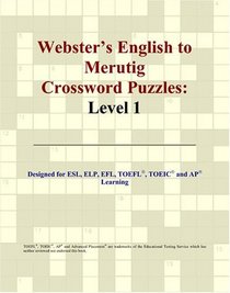 Webster's English to Merutig Crossword Puzzles: Level 1