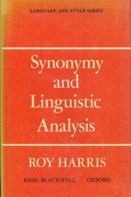 Synonymy and Linguistic Analysis (Language & Style)