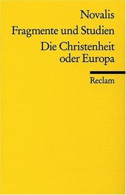 Die Christenheit Ober Europa (German Edition)