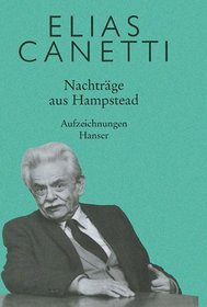 Nachtrage aus Hampstead: Aus den Aufzeichnungen, 1954-1971 (German Edition)