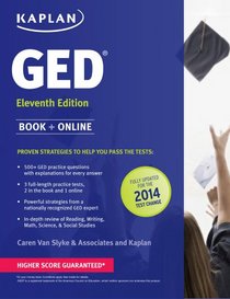 Kaplan New GED: Book + Online - Fully Updated for the 2014 GED