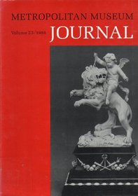 Metropolitan Museum Journal, Volume 23 (Metropolitan Museum of Art (New York, N Y)//Metropolitan Museum Journal)