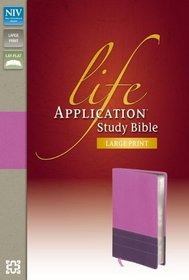 NIV Life Application Study Bible, Large Print