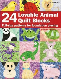 24 Loveable Animal Quilt Blocks