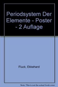 Periodsystem Der Elemente - Poster - 2 Auflage (German Edition)