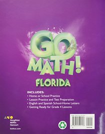 Go Math!: MAFS Student Standards Practice Book Grade 3