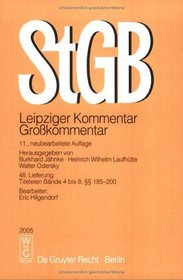 Strafgesetzbuch: Leipziger Kommentar (German Edition)
