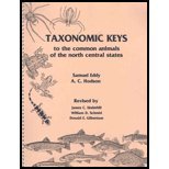 Taxonomic Keys to the Common Animals of the North Central States...