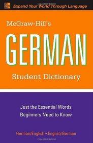 McGraw-Hill's German Student Dictionary (McGraw-Hill Dictionary Series)