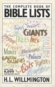 Complete Book of Bible Lists