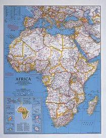 National Geographic Africa Map: 22