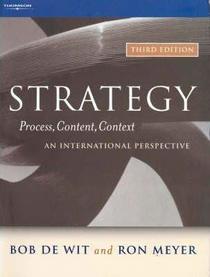 Strategy Process, Content, Context