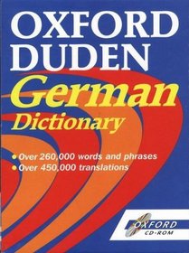 Oxford Duden German Dictionary CD-ROM