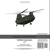 Helicopters Calendar 2016: 16 Month Calendar