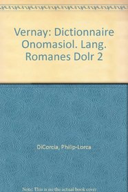 Vernay: Dictionnaire Onomasiol. Lang. Romanes Dolr 2