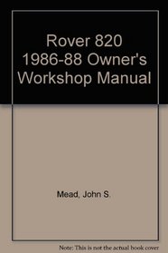 Rover 820 Owners Workshop Manual
