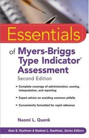 Essentials of Myers-Briggs Type Indicator Assessment (Essentials of Psychological Assessment)