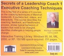 Secrets of a Leadership Coach 1: Executive Coaching Techniques (Secrets of a Leadership Coach)