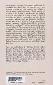 La Gironde et les Girondins (Librairie du bicentenaire de la Revolution francaise) (French Edition)