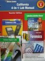 Glencoe Science California 4-in-1 Lab Manual Teacher Edition, Grade 6 (Glencoe Science)