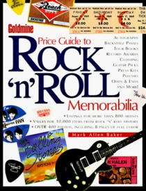 Goldmine Price Guide to Rock 'N' Roll Memorabilia (Goldmine's Price Guide to Rock N Roll Memorabilia)