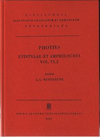 Epistulae Et Amphilochia: Indices (Bibliotheca Teubneriana) (Latin Edition)