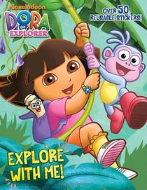 Explore with Me! (Dora the Explorer) (Reusable Sticker Book)