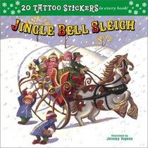 Jingle Bell Sleigh (Tattoo Stickers)
