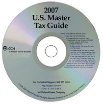 U.S. Master Tax Guide on CD (2007) (U.S. Master)