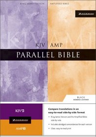 KJV/Amplified Parallel Bible (Bonded Leather, Black)