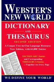 Sam's Webster's New World Dictionary and Thesaurus