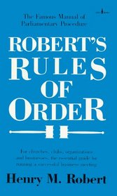 Robert's Rules of Order