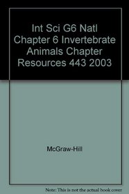 Int Sci G6 Natl Chapter 6 Invertebrate Animals Chapter Resources 443 2003