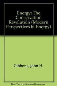 Energy:The Conservation Revolution (Modern Perspectives in Energy)