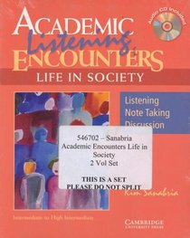 Academic Encounters Life in Society 2 Volume Set: Reading Student's Book and Listening Student's Book (Academic Encounters)