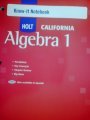 Know-It Notebook (HOLT CALIFORNIA Algebra 1)