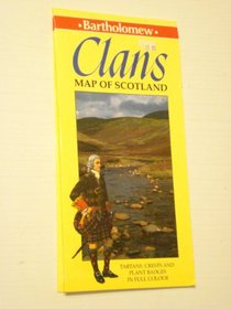 Clans Map of Scotland (Pictorial Maps)