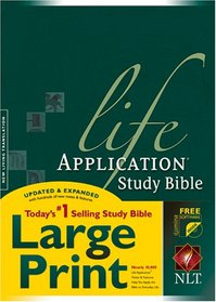 Life Application Study Bible NLT, Large Print