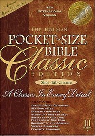 The Broadman & Holman Pocket-Size Bible: New International Version, Classic Edition, British Tan Bonded Leather