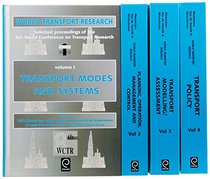 World Transport Research, Volume 4-Volume Set