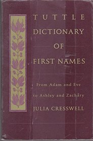 Tuttle Dictionary of First (Tuttle Reference Library)