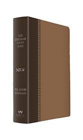 The Jeremiah Study Bible: What It Says. What It Means. What It Means for You. (NIV) Brown LeatherLuxe