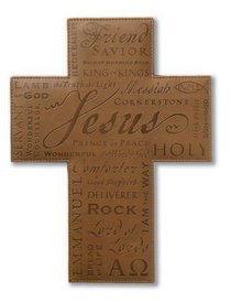 Names of Jesus Large Italian Duo-Tone Cross
