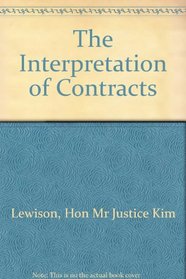 The Interpretation of Contracts