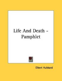 Life And Death - Pamphlet