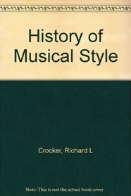 History of Musical Style